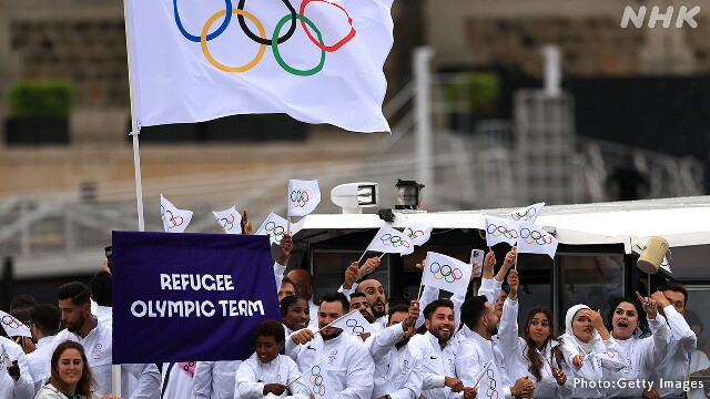 難民選手団 過去最多37人参加 初のメダル獲得目指す パリ五輪