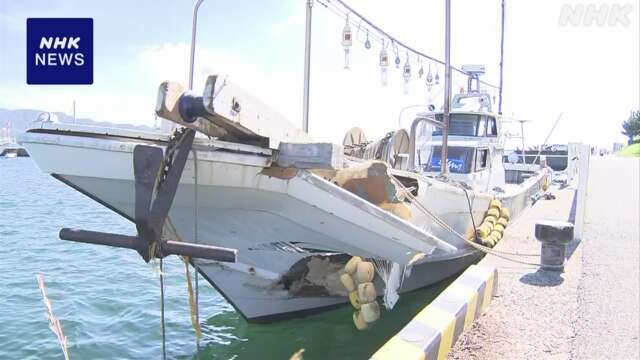 鳥取 境港の沖合 遊漁船が防波堤に衝突 釣り客ら11人けが