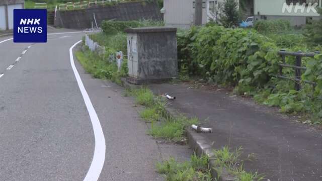 ごみ集積場に軽トラック衝突 助手席の小学生重体 新潟 長岡