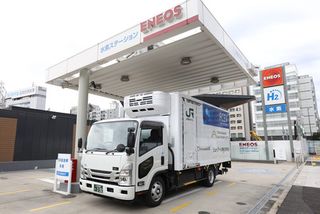 ＣＯ２削減へ燃料電池トラック＝東京・高輪向けで活用―ＪＲ東日本