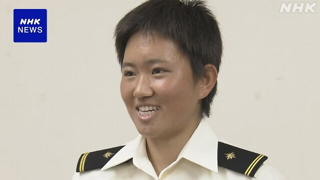 全国初 長崎海上保安部に女性潜水士配属 辞令の交付式