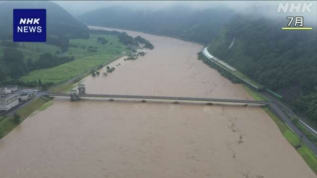 山形 記録的大雨から2週間 230人が避難所などでの生活余儀なく