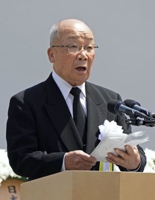 国民学校が「死体処理場」に　被爆者代表の三瀬清一朗さん