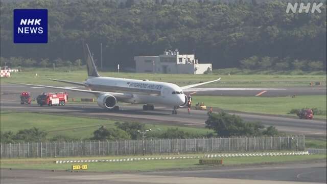 成田空港で旅客機エンジンから白煙 一時滑走路閉鎖も異常なし