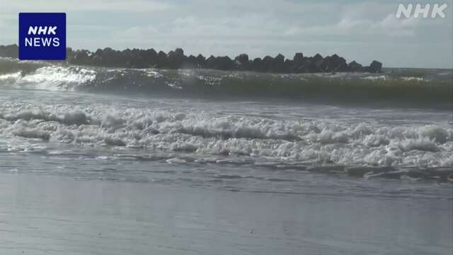 新潟 上越 海水浴客の救助に向かった70代の管理員が溺れ死亡