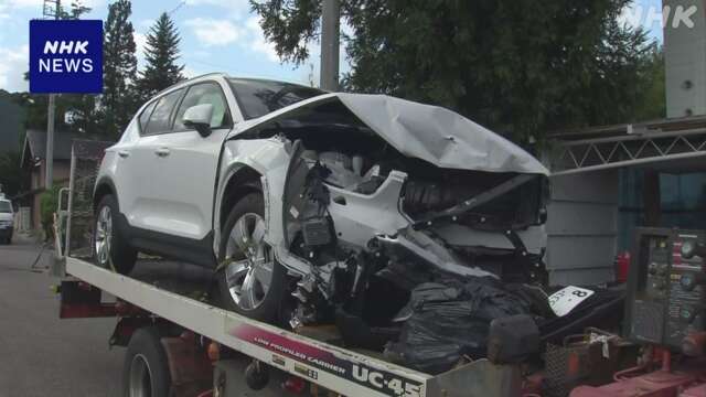 長野 大町 国道で乗用車どうし正面衝突 計7人が病院に搬送