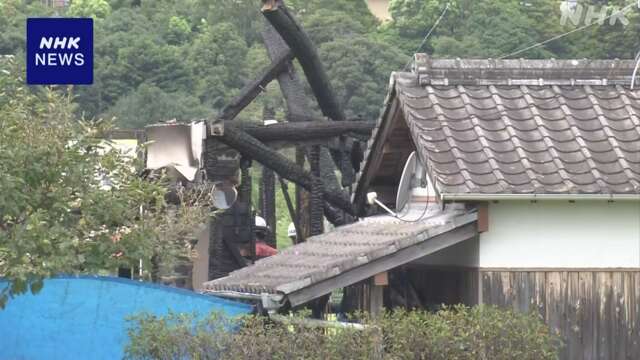 福岡 豊前で住宅全焼の火災 高齢夫婦と連絡取れず