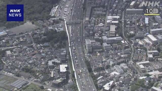 お盆休み期間の高速道路交通量 去年をやや上回る