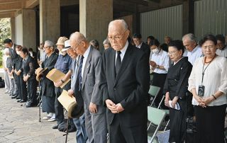 シベリア・モンゴル抑留の犠牲者を追悼　千鳥ケ淵墓苑、オンラインでは4万6300人の名前読み上げ