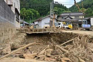 １８０人超避難生活続く　山形・秋田大雨１カ月