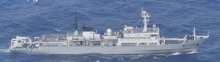 中国海軍測量艦が領海侵入＝鹿児島沖、外交ルートで抗議―防衛省