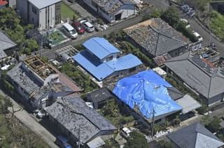 宮崎市の住宅被害1000棟超に　台風10号、大半は突風が原因か