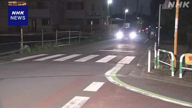 埼玉 所沢 自転車の小学生男児 軽トラックにはねられ重傷