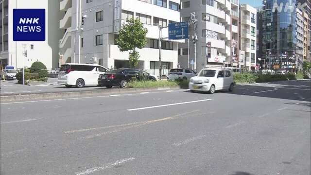 横浜 西区 76歳運転のタクシーに97歳の女性はねられ死亡