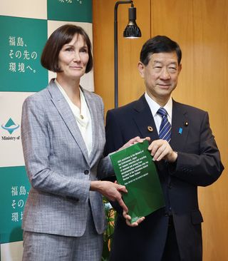 除去土壌の使用「適切」＝伊藤環境相に報告書―ＩＡＥＡ