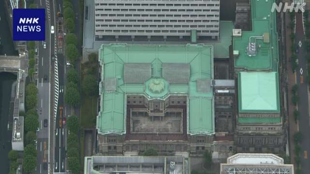 日銀 金融政策決定会合 経済・物価情勢や金融市場の動向議論に