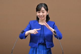 佳子さま、手話甲子園に＝鳥取