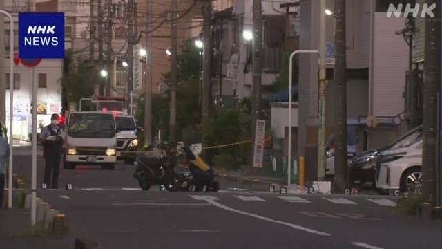 車とバイク衝突 1人死亡1人重体 ひき逃げとして捜査 埼玉 川口