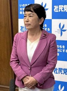 社民、立民と維新の連携けん制　「選挙協力あり得ず」