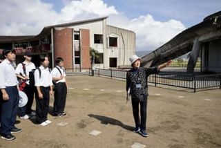 輪島高の生徒が震災遺構視察　宮城・石巻の大川小など