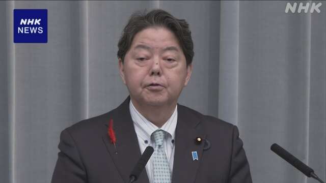 拉致問題 林官房長官“早期に被害者の家族らと面会したい”