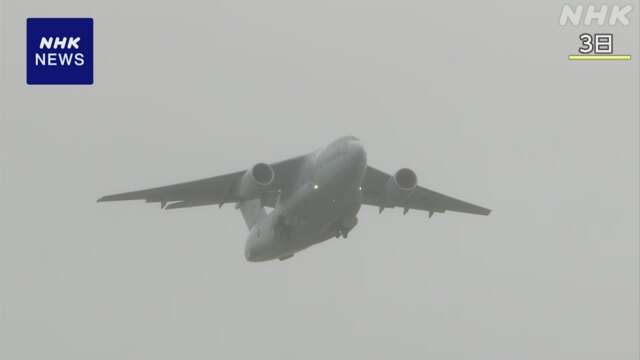 レバノン滞在の日本人など16人 自衛隊機でヨルダンに輸送