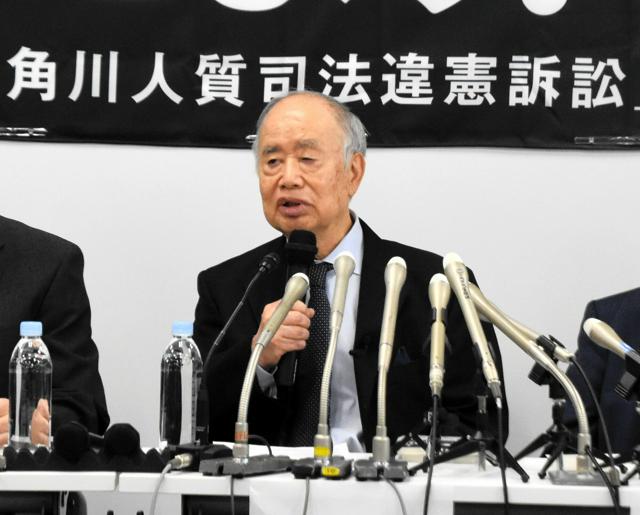 「検察が作り上げた虚構」　角川元会長が初公判で無罪主張　五輪汚職