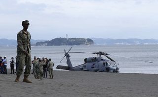 米軍ヘリが海岸に予防着陸＝住民や建物に被害なし―神奈川・茅ケ崎