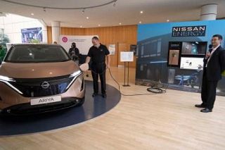 日産ＥＶ、送配電網に電気供給　再エネ活用、２６年英国から