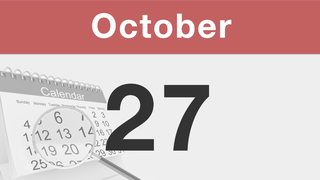 今日は何の日：10月27日