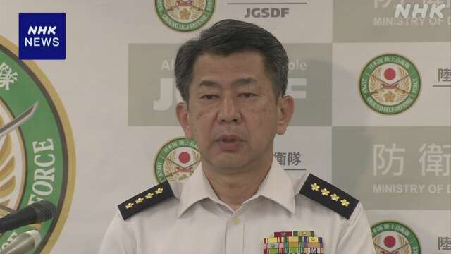 陸自 オスプレイ地面接触事故 陸上幕僚長 “原因究明を急ぐ”