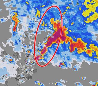 鹿児島県与論町に大雨特別警報＝線状降水帯発生、安全確保を―気象庁