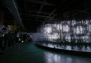 ３２万個の光「動的平衡」表現　福岡氏が万博の展示内容を初公開