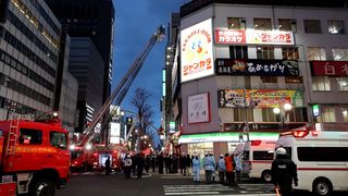 【動画】ススキノのビルで爆発　男女４人負傷、うち１人意識不明　札幌