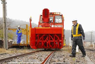 のと鉄道、雪備え万全期す　被災三セクで試運転