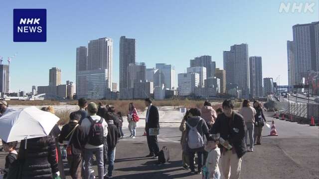 築地市場跡地 初の一般公開 再開発事業を知ってもらうイベント