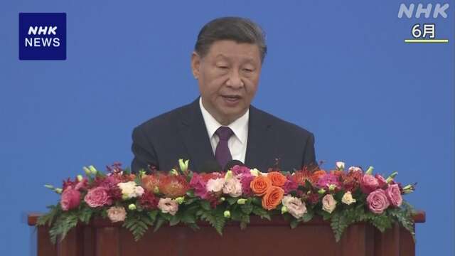 中国 習主席“貿易戦争に勝者なし” トランプ次期大統領けん制