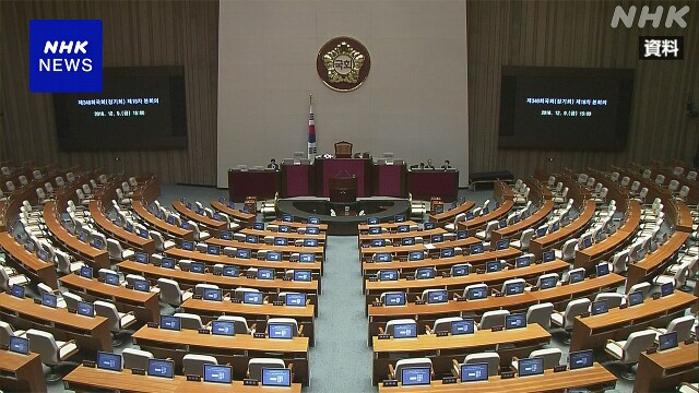 野党6党 ユン大統領弾劾案を再提出 ソウルでは市民集会も