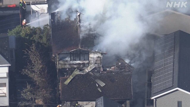 東京 世田谷 住宅火災で1人死亡 住人の90代男性か