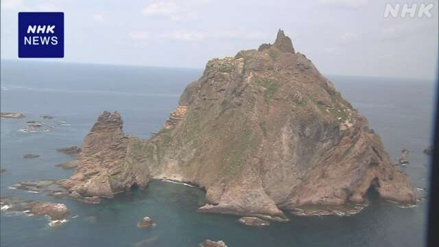 韓国軍 竹島の周辺海域で定例訓練 外務省 韓国側に強く抗議